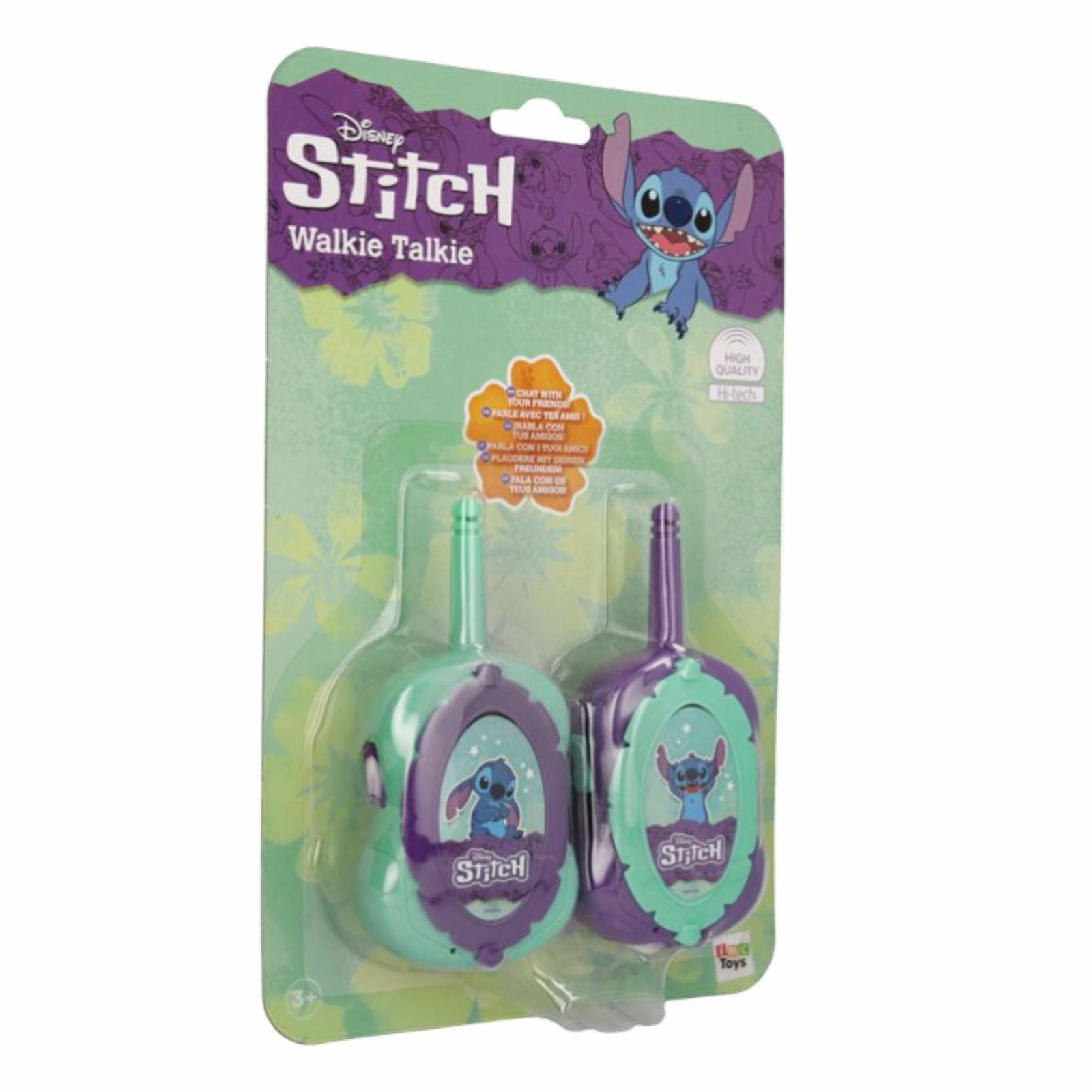 Disney Stitch walkie-talkier med støydemping