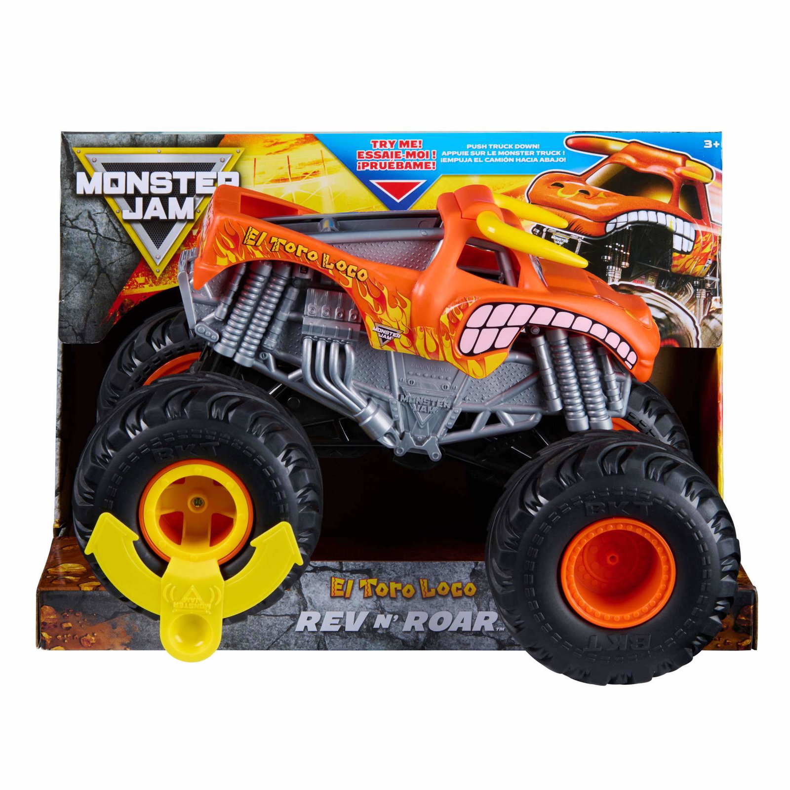 Monster Jam Rev N' Roar El Toro Loco Monstertruck 1:18, Lyder