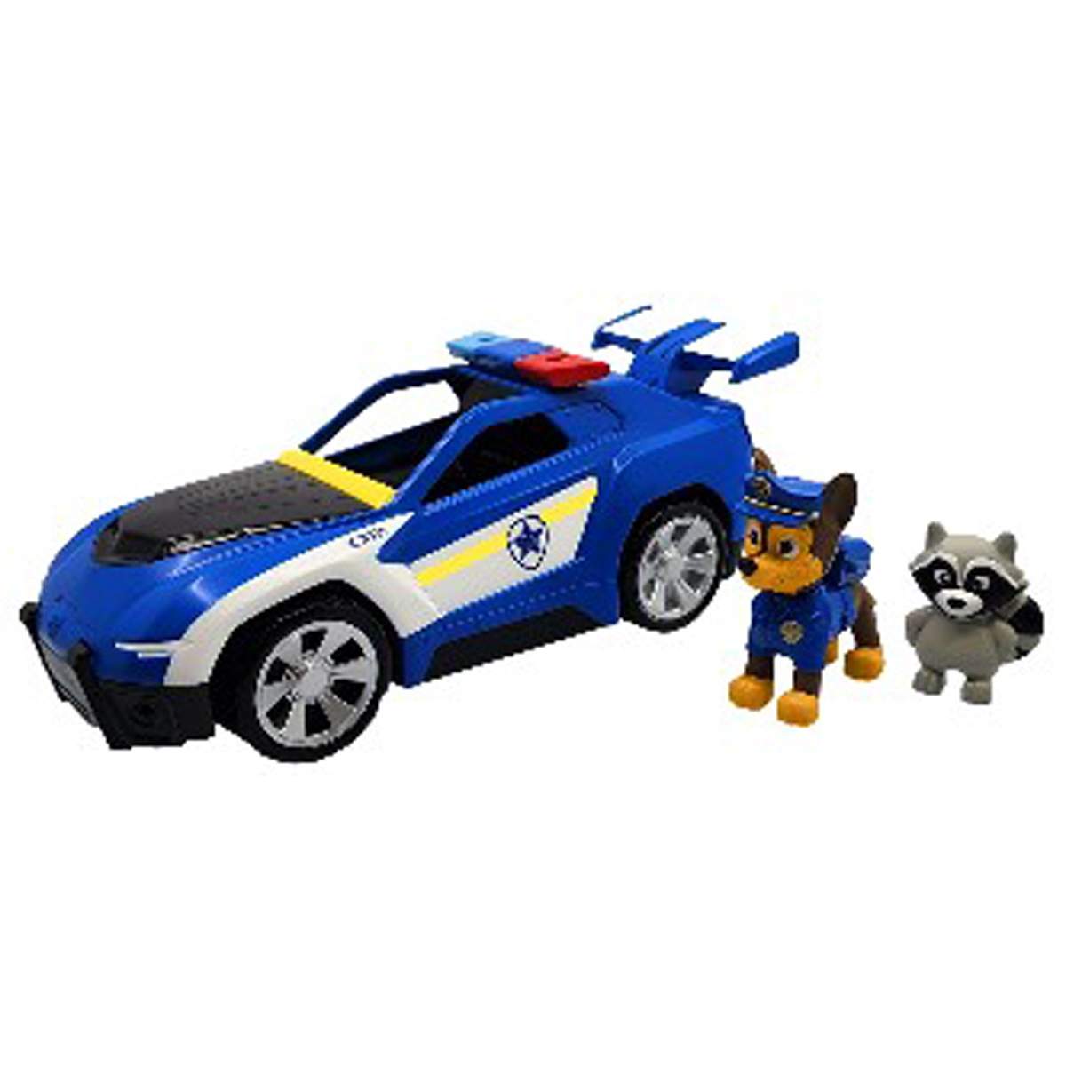 PAW Patrol Chase Rescue Cruiser med 2 figurer, 15 cm, Pull-Back