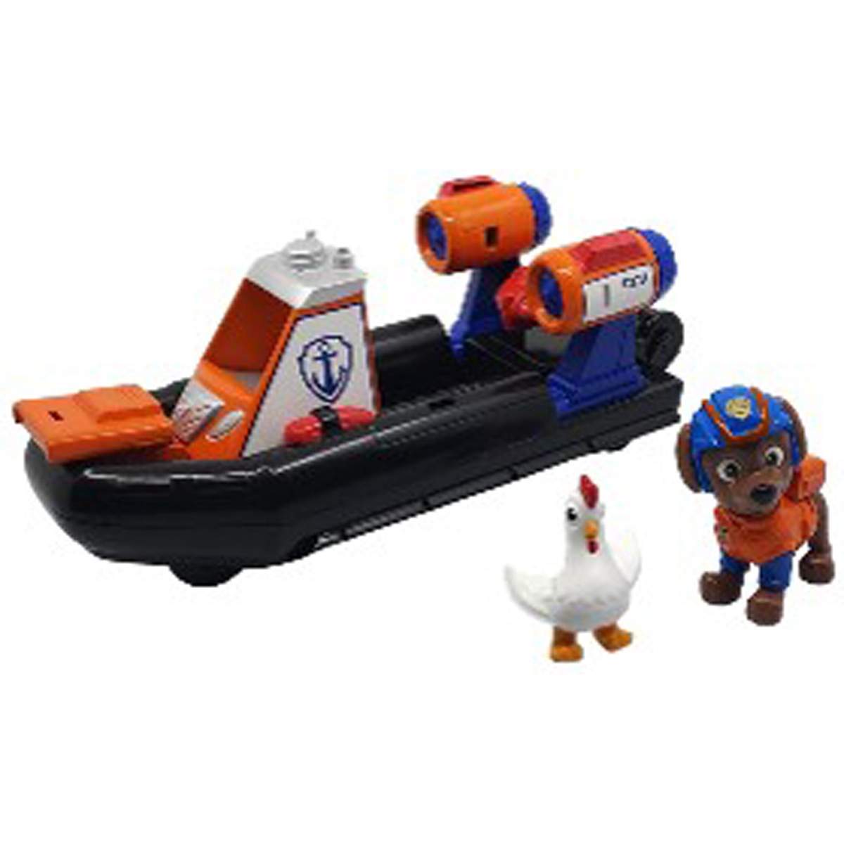 PAW Patrol Zuma redningssvevefartøy med 2 figurer, 15 cm båtleke