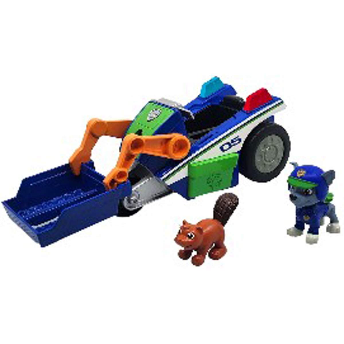 PAW Patrol Rocky Rescue Recycler med 2 figurer, 15 cm lekebil