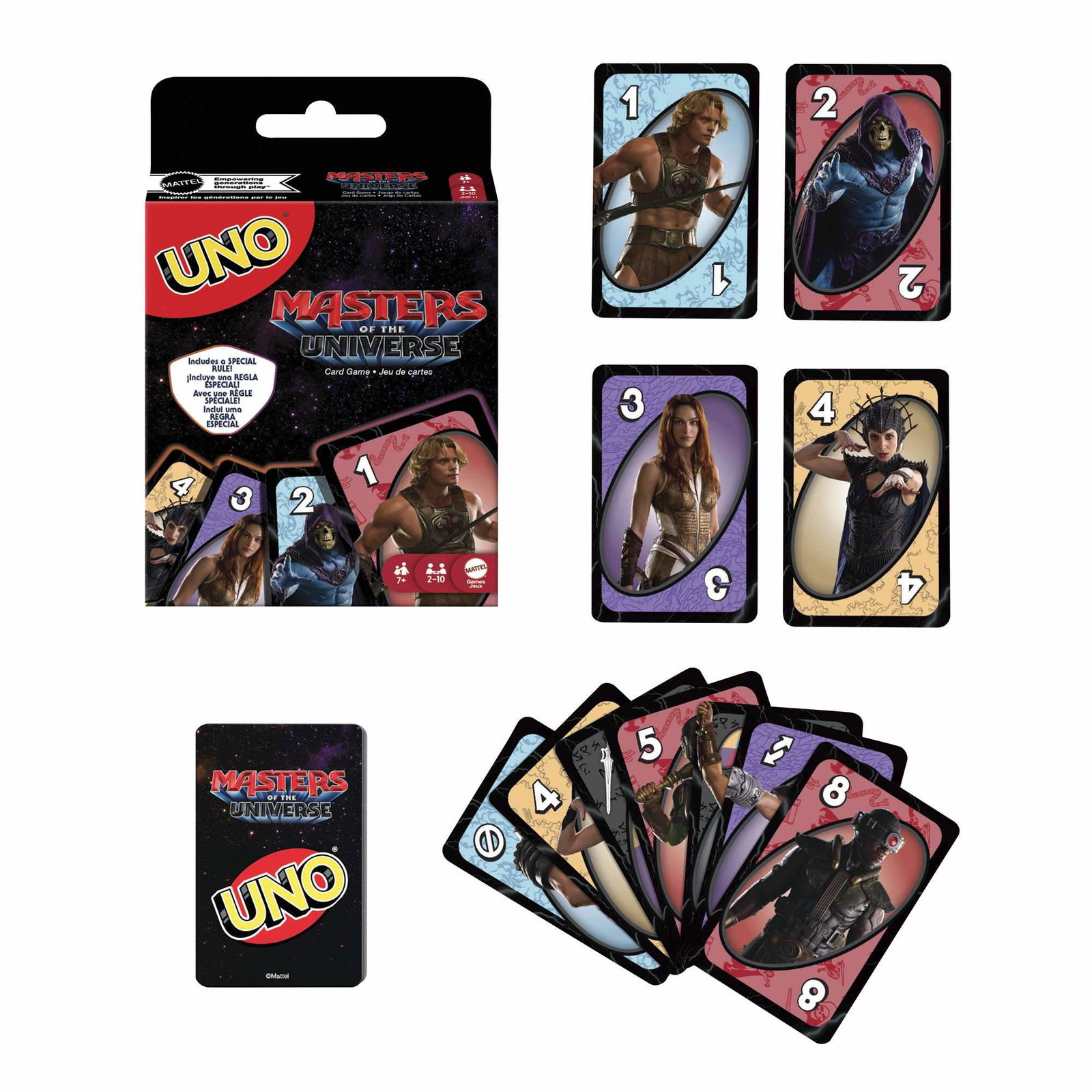 UNO Masters of the Universe Movie Edition Kortspill, Fra 7 År