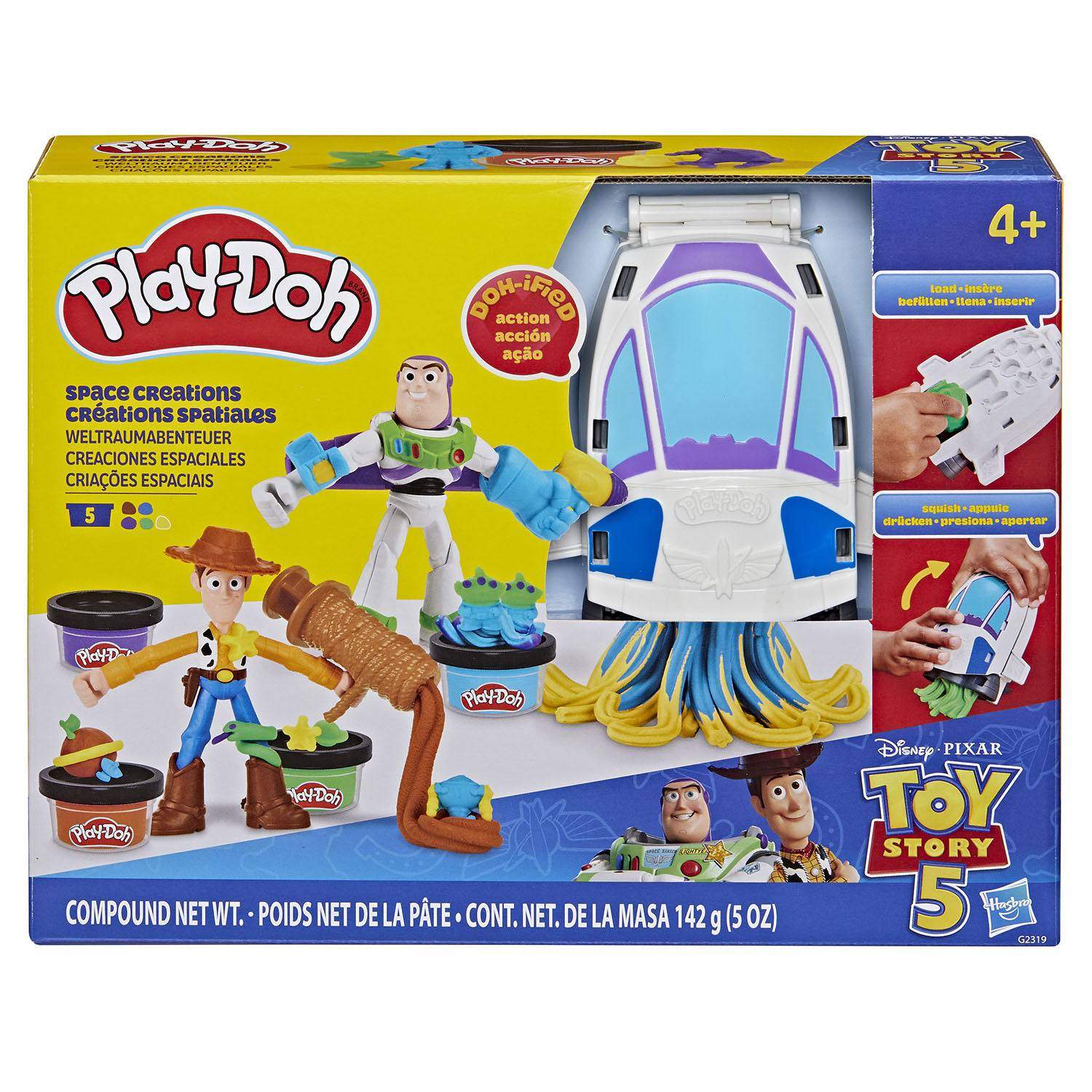 Play-Doh Toy Story romkreasjoner sett med deigpresse, alder 4+
