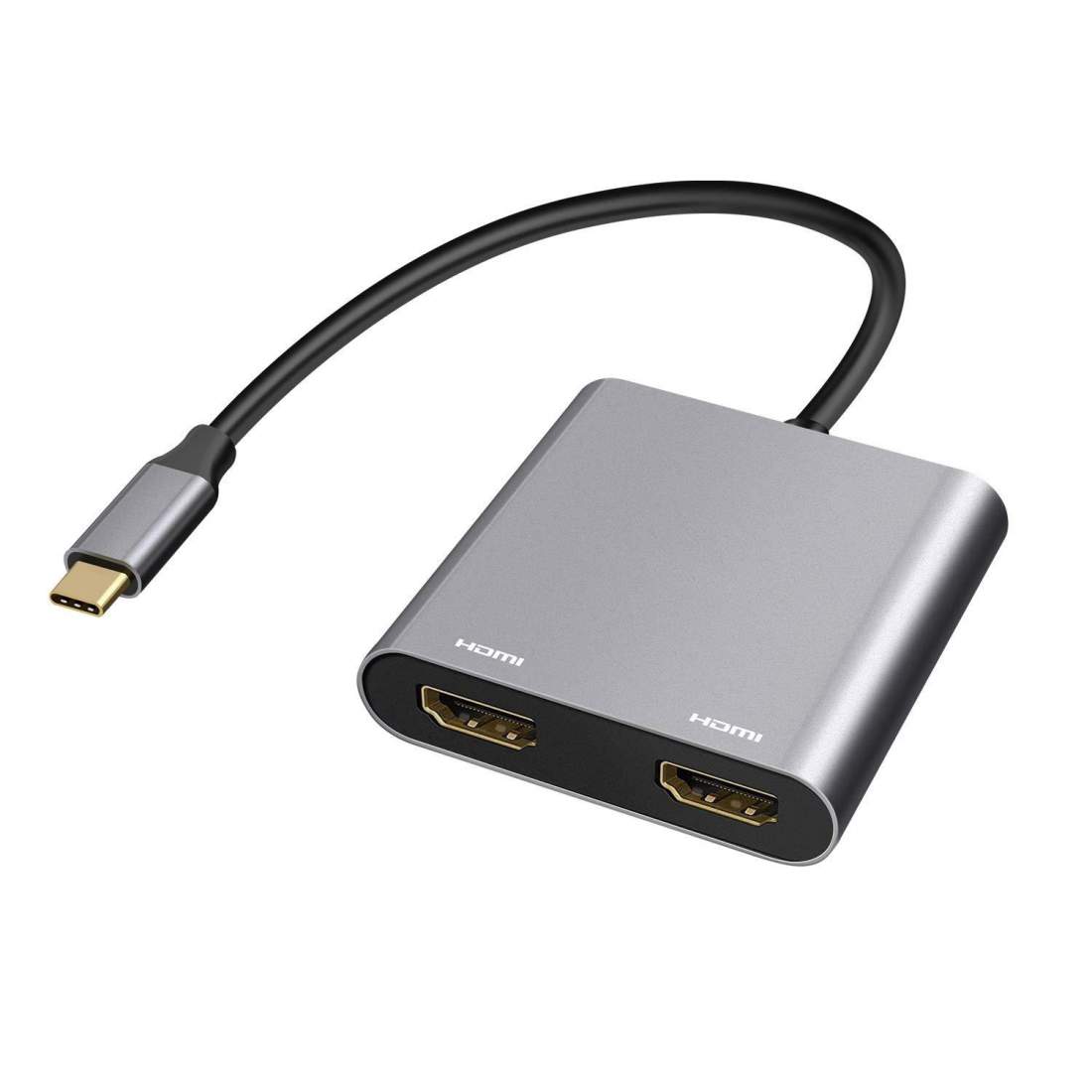 Adapter - USB-C til 2x HDMI