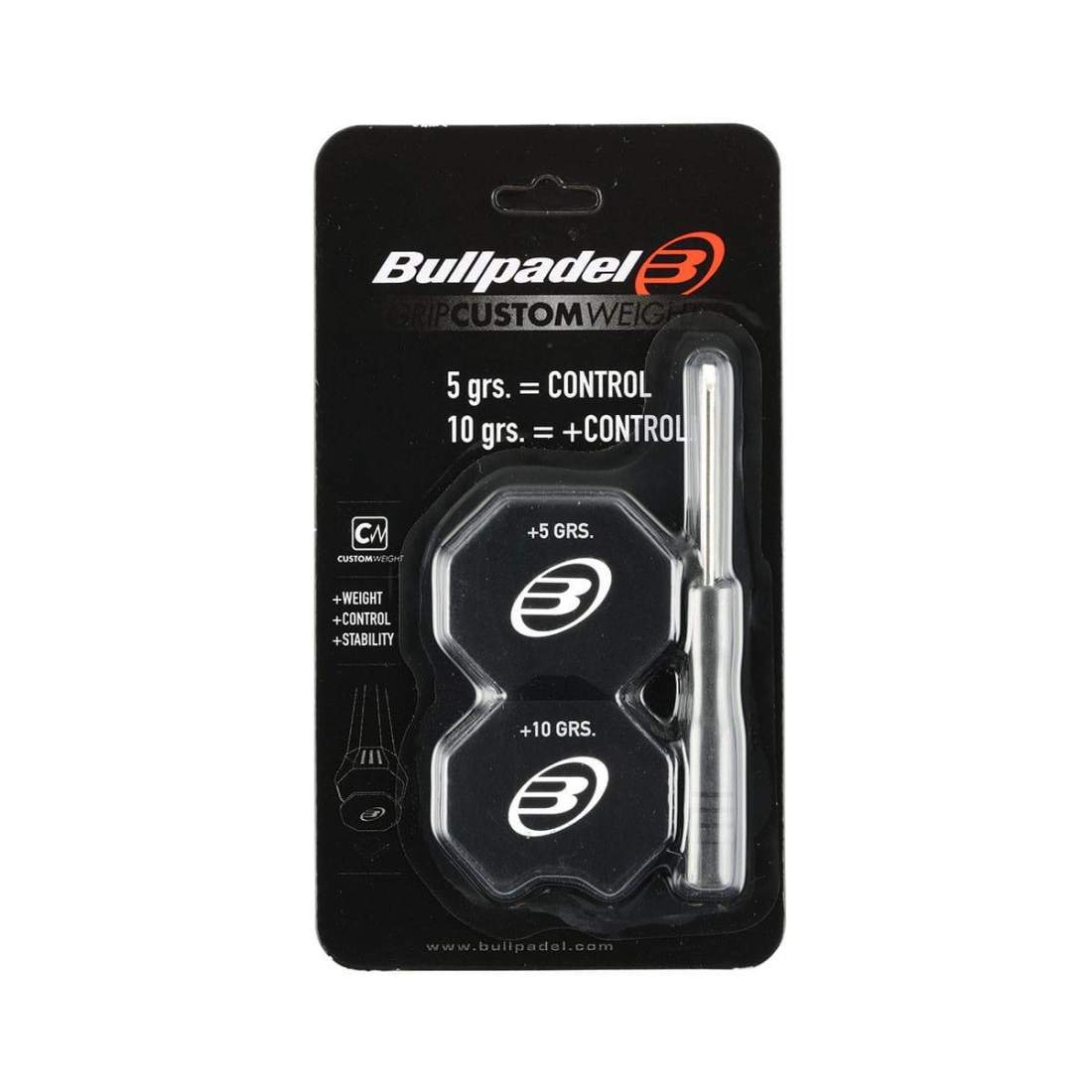 Bullpadel, 2x Racketvekter – Grip Custom Weight